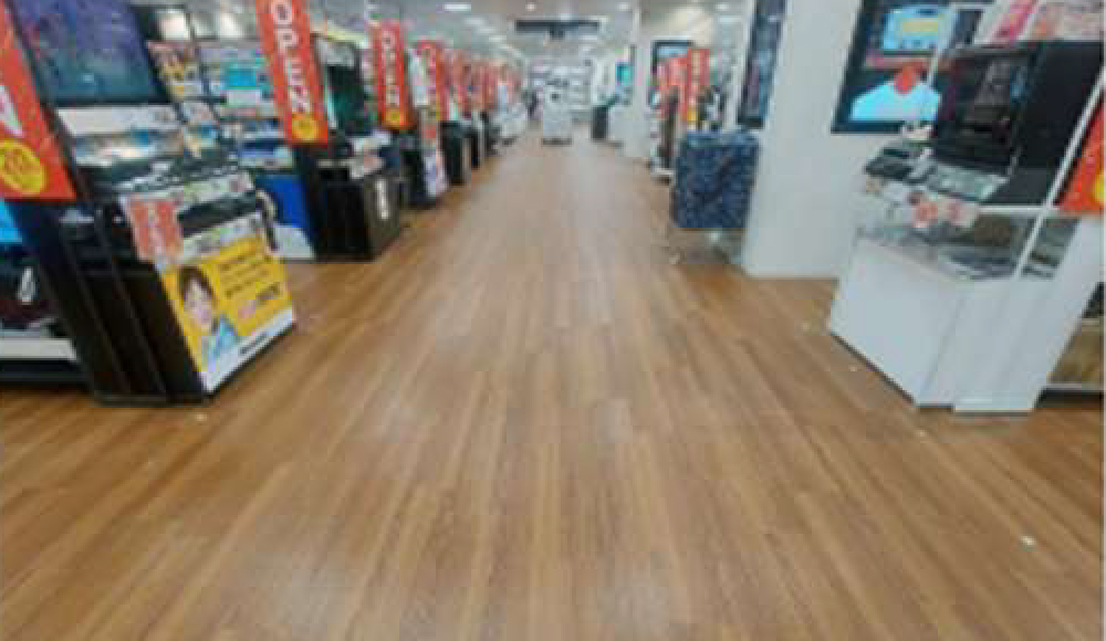 ノジマ店舗内床