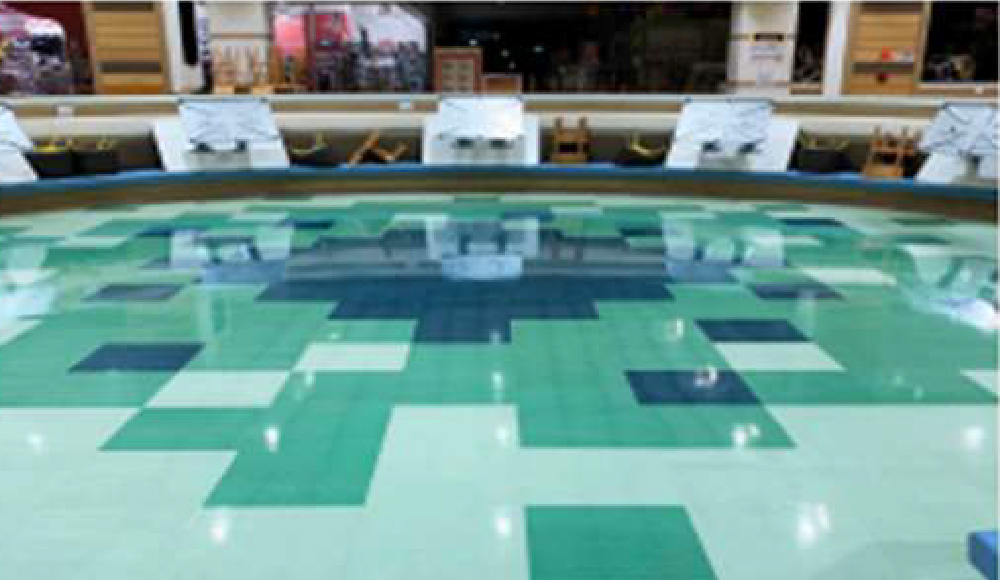 ゆめタウン店舗内床