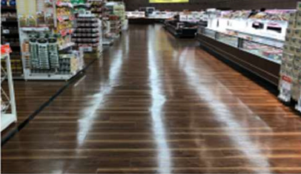 トライアル店舗内床