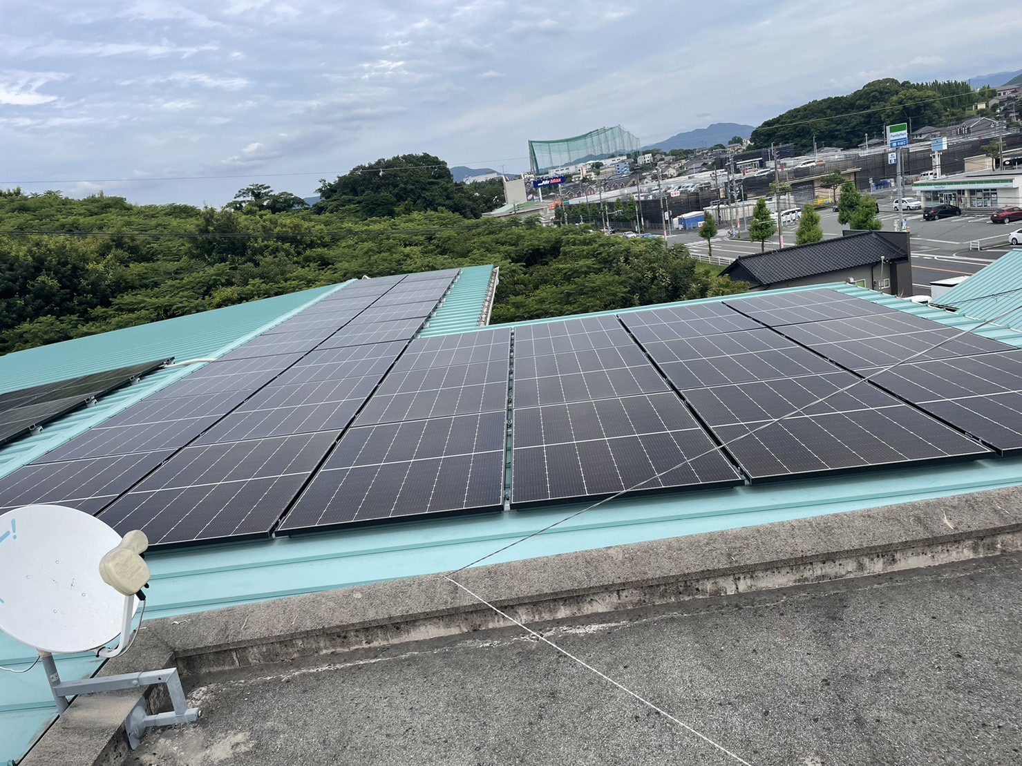 飯塚市　あかりの里様　太陽光工事施工画像