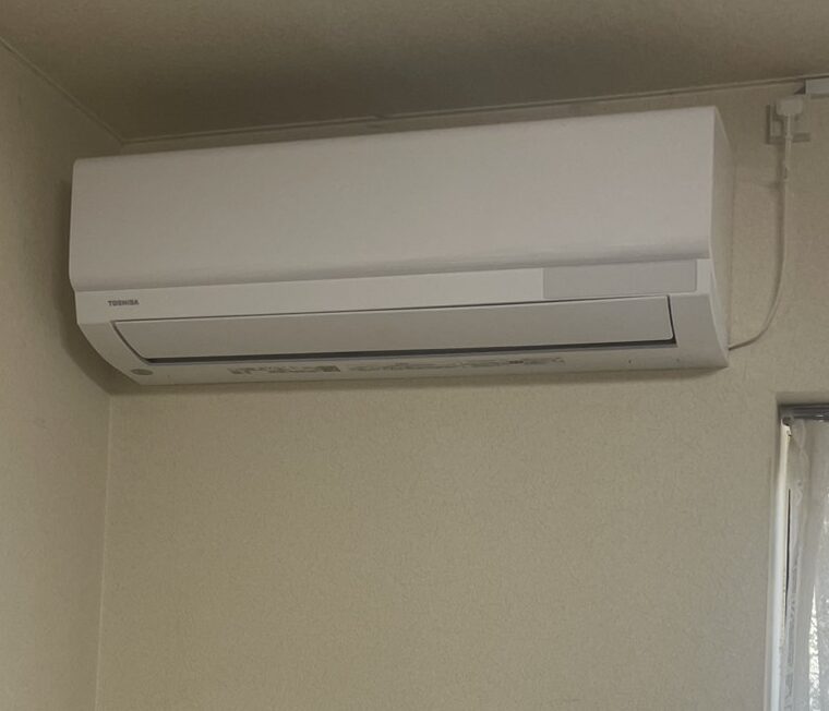 朝倉市 H様邸 エアコン取付工事施工画像