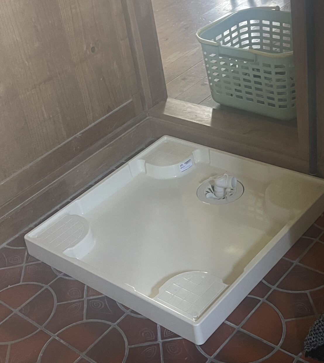 朝倉市　M様邸　洗濯機置場新設工事施工画像