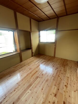 朝倉市　M様邸　フローリング張替施工施工画像