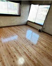 朝倉市　M様邸　フローリング張替施工2施工画像
